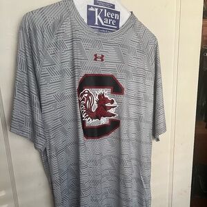 Underarmour Heatgear Loose Fit University of S Carolina Gamecock shirt NWT